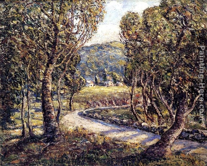Ernest Lawson A Turn Of The Road (Tennessee)